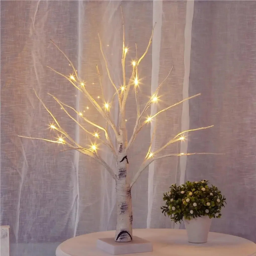 Enchanted Birch Tree LED Lamp, Christmas Light