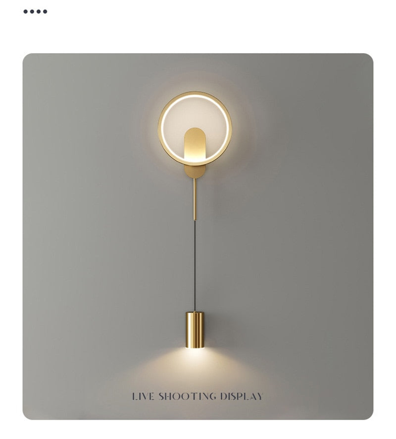 Lampa de perete LED Nordic Gold 24W BAN Branwen Modern