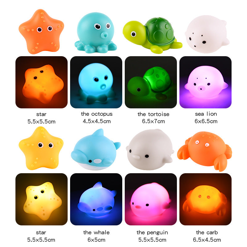 Bath Buddies™ - Preciosos animales de baño iluminados - juguetes de baño luminosos