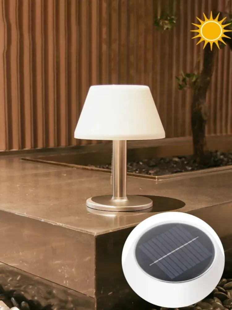 Solar-Tischlampe für den Außenbereich – Hof, Villa, Bar, Couchtischlampe