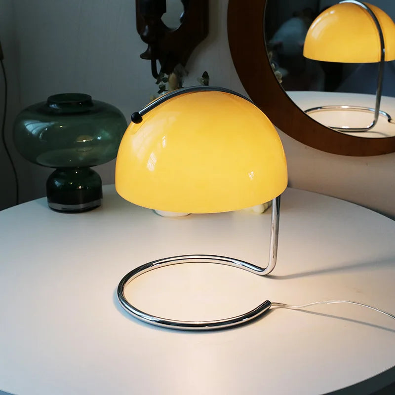 Bauhaus Style Mushroom Candle Warmer Lamp