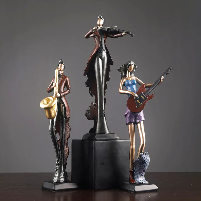 Musikinstrument-Figuren-Skulptur