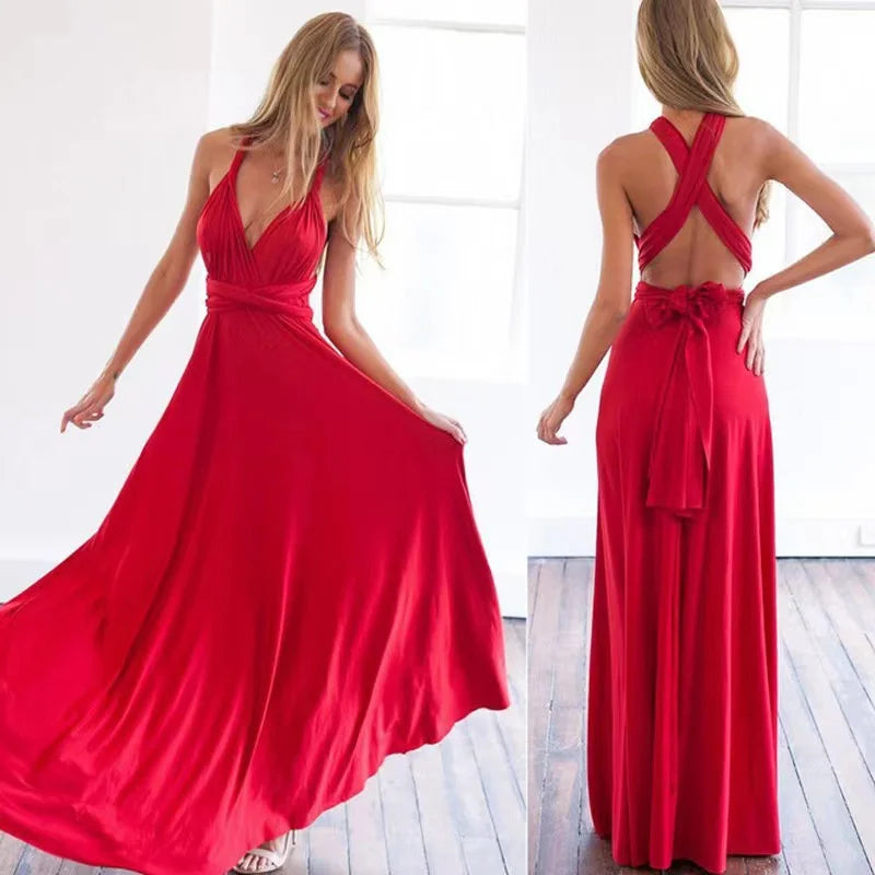 Sara Multiway Convertible Boho Maxi Kjole - Sexet & Elegant