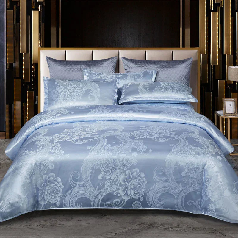 SatinPrestige - Comfortable Jacquard Duvet Cover