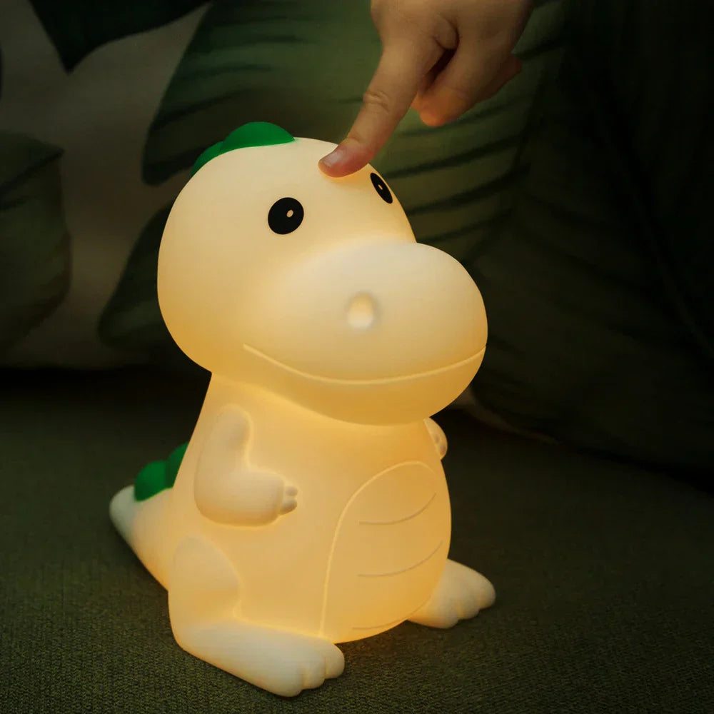 DinoGlow - Rechargeable Night Light with 7 Colors