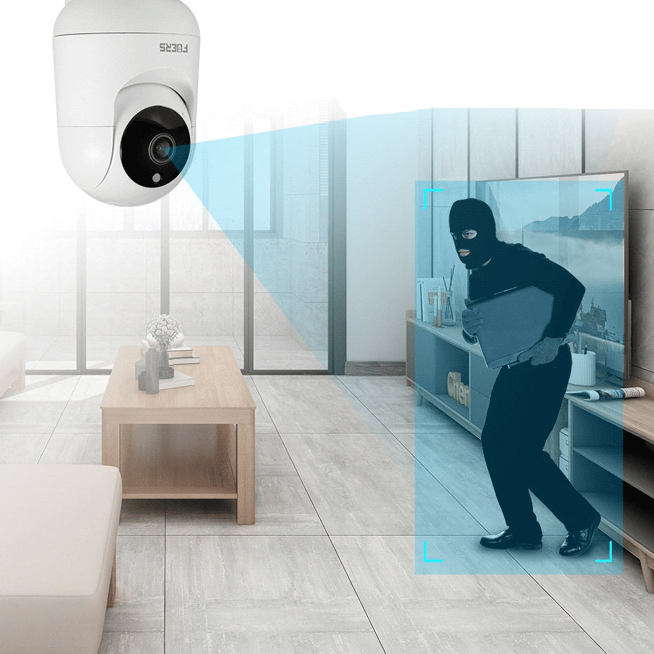 Sara 5MP WiFi Smart Camera – Detectare a mișcării AI și urmărire automată