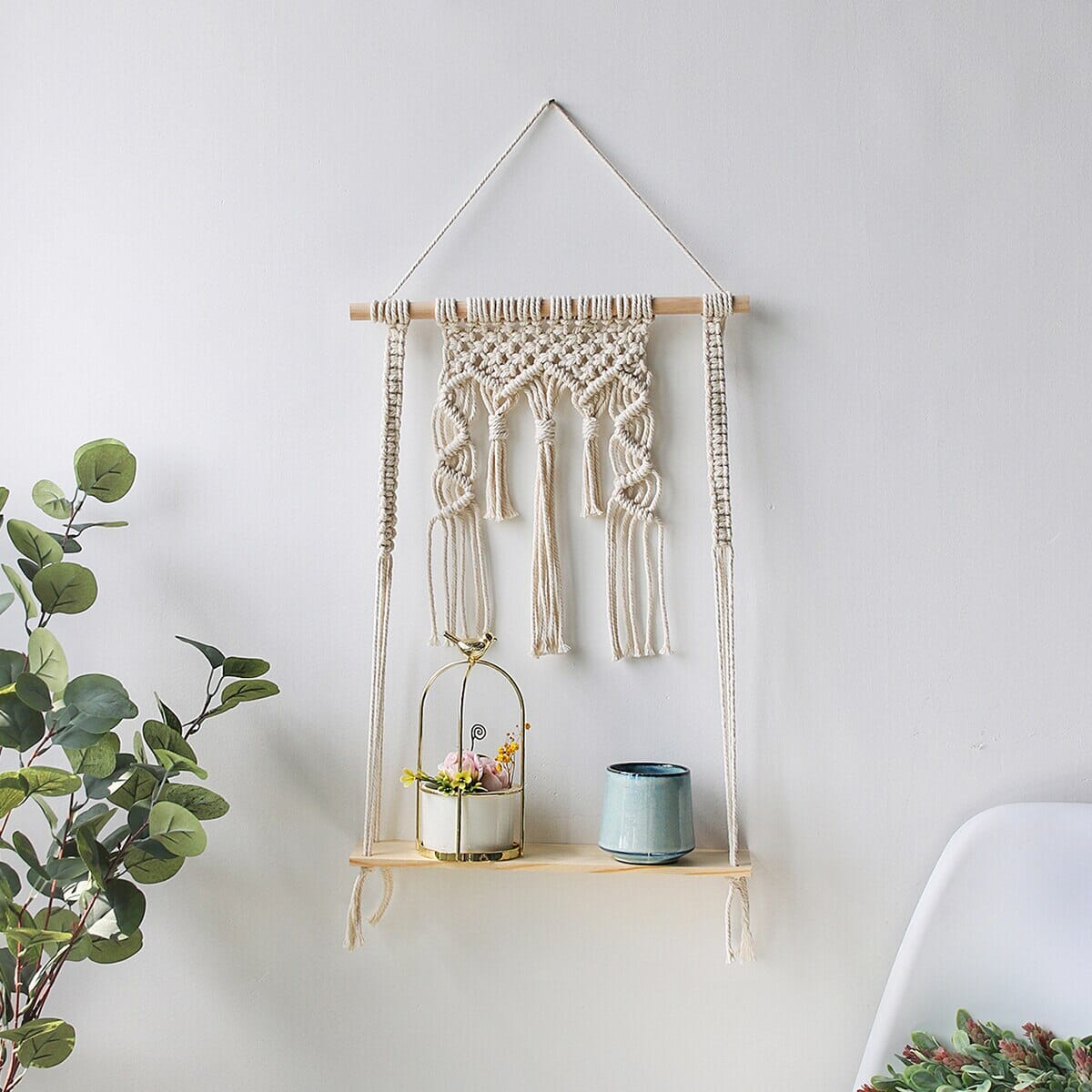 Macramé Wandplank