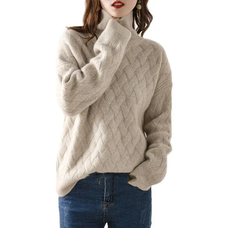 Camila Cashmere Turtleneck Tröja