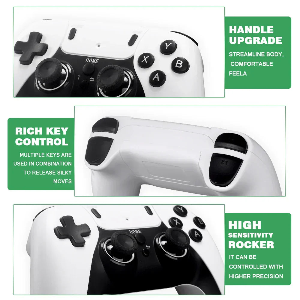 Game Stick™ 4k PRO + 2 PS5 controllers