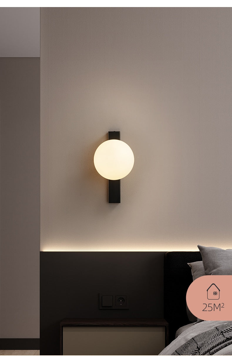 TML Darime - Simple Copper Estiluz Circ LED Wall Sconce