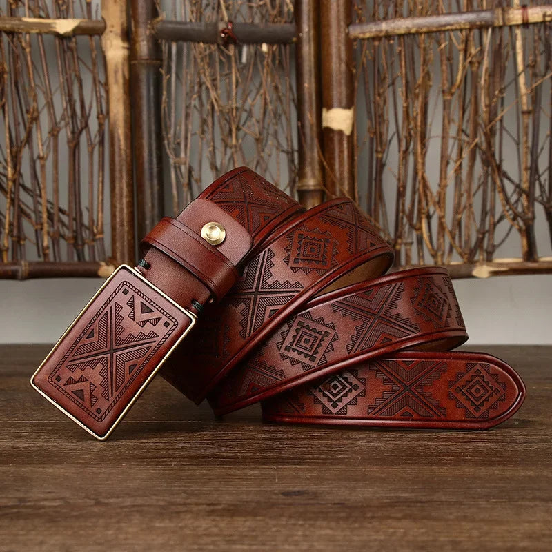 CANYON TRACE COWHIDE BELT