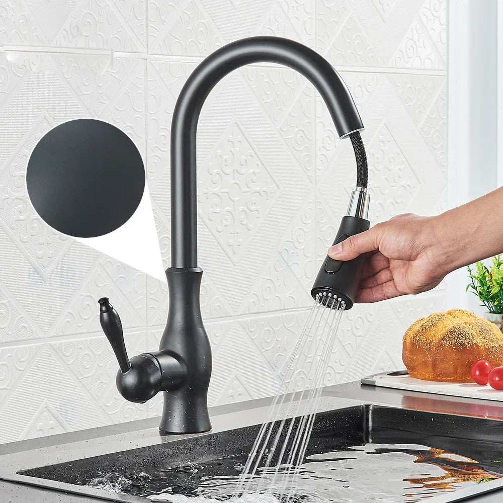 GlamFaucet – Torneiras de Cozinha Douradas