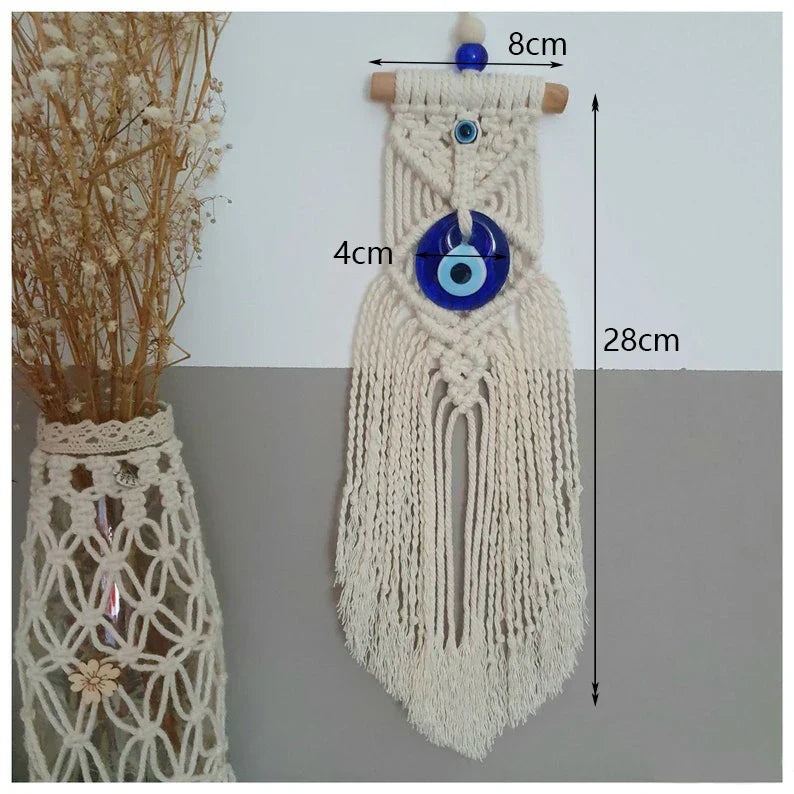 Handmade Evil Eye Wall Hanging