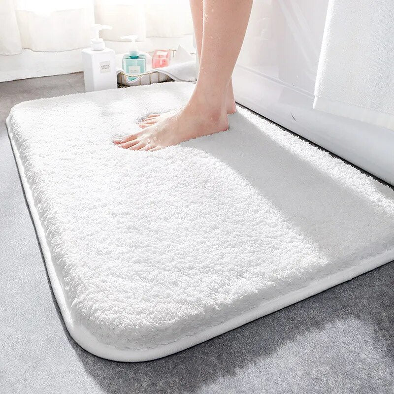 Tapis de bain antidérapant super doux de qualité supérieure – Tapis de salle de bain épais et absorbant pour un confort ultime