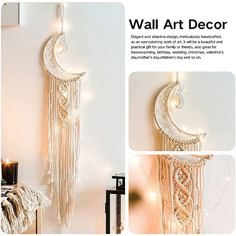 Moonlit Macrame Wall Hanging