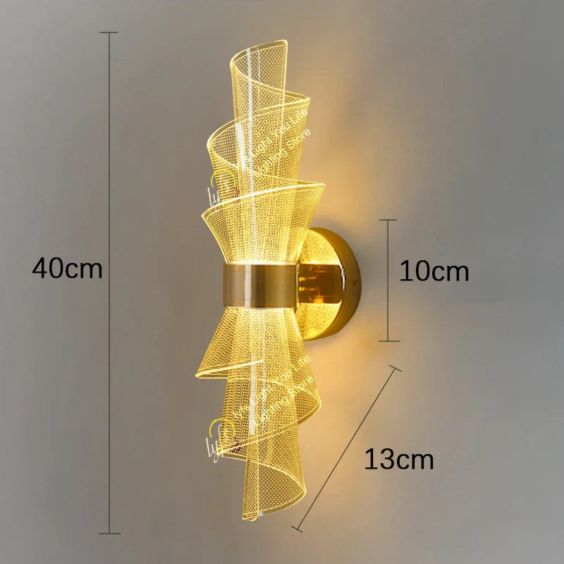 Nordic Spiral - Scandinavian Design LED Wall Light