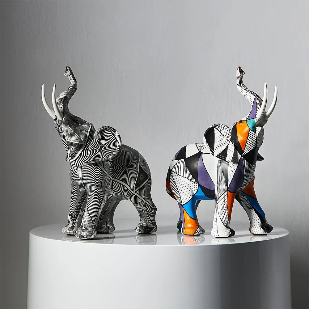 Modern Elephant Art: Nordic Decor