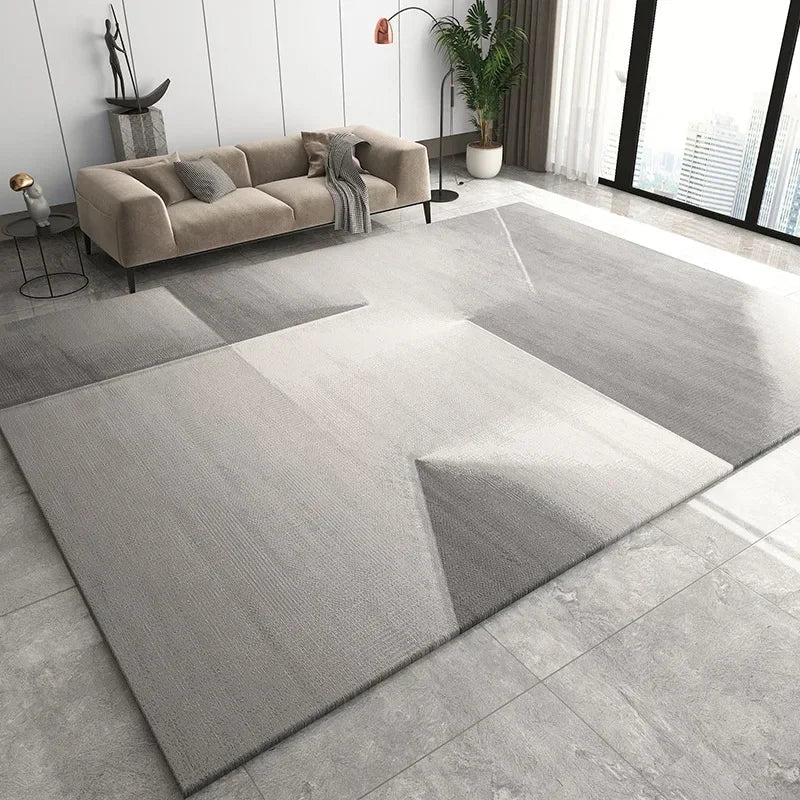 Sara Ink Splash Nordic Area Rug – Large Living Room & Bedroom Carpet