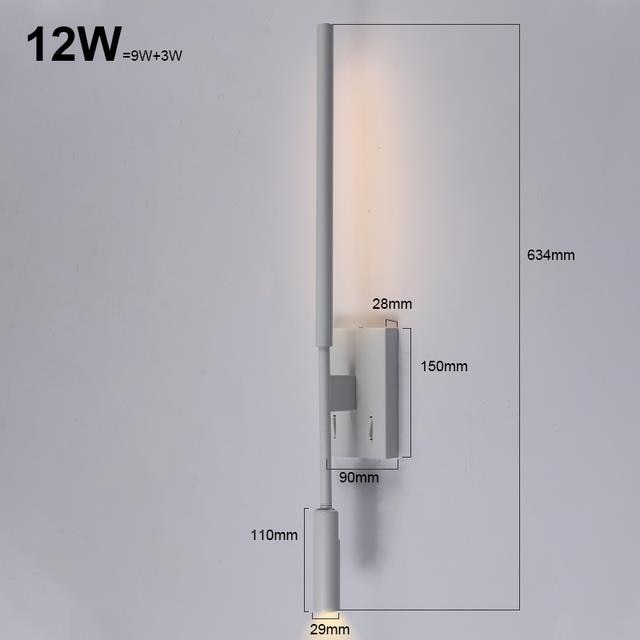 ZERN Minlast - Lámpara de pared LED moderna