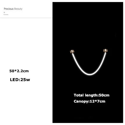 אודון - מנורות תקרה פוסטמודרניות עם דימר LED בצבע זהב כרום