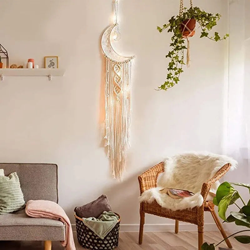 Moonlit Macrame Wall Hanging