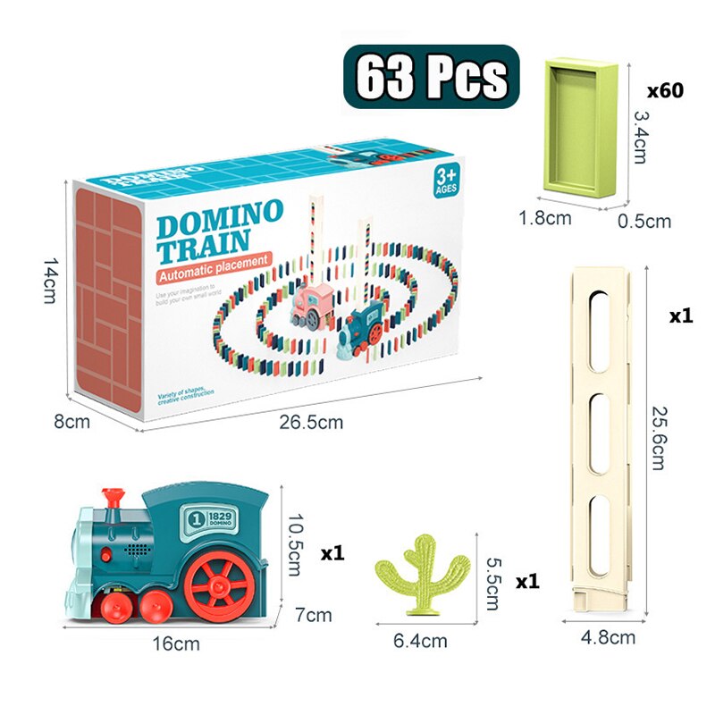 Domino Express Train Adventure Set - Le train de pose automatique de Domino