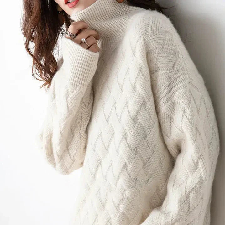 Camila Cashmere Turtleneck Sweater