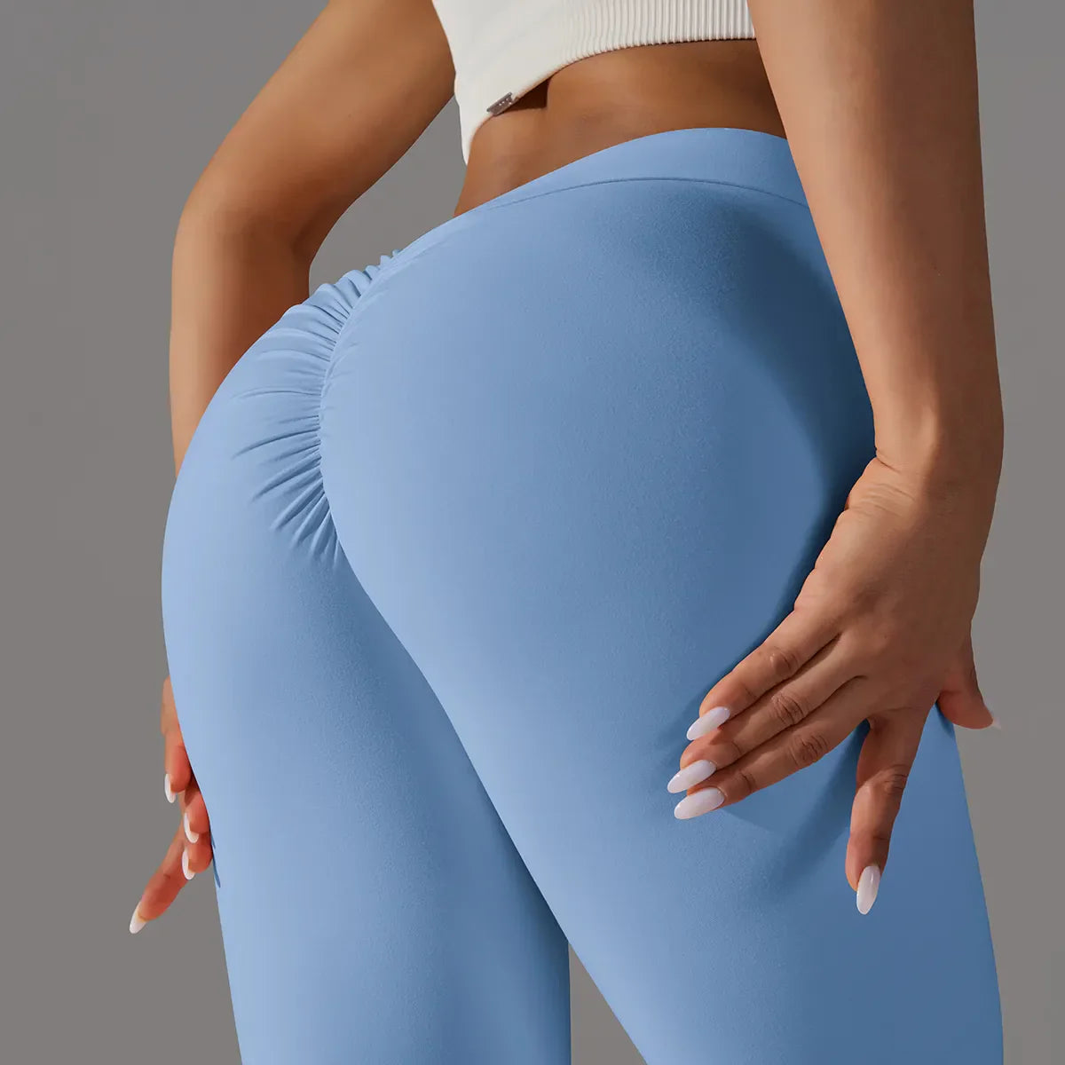 V-Back High Waisted Leggings