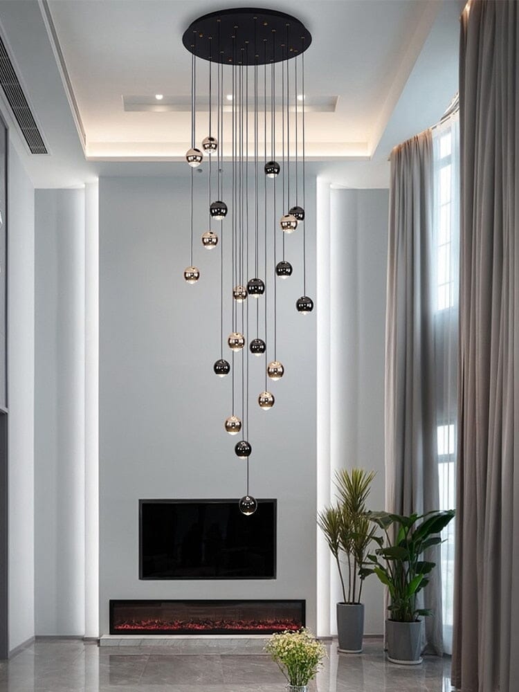 Glass Raindrop Chandelier