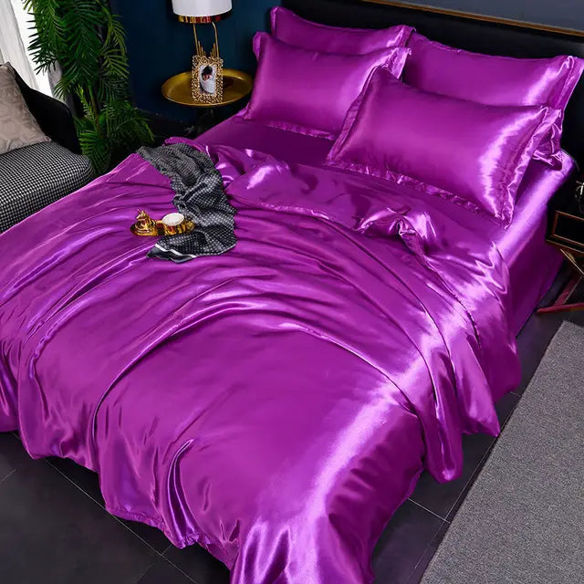 SatinLuxe - Elegant Satin Duvet Cover