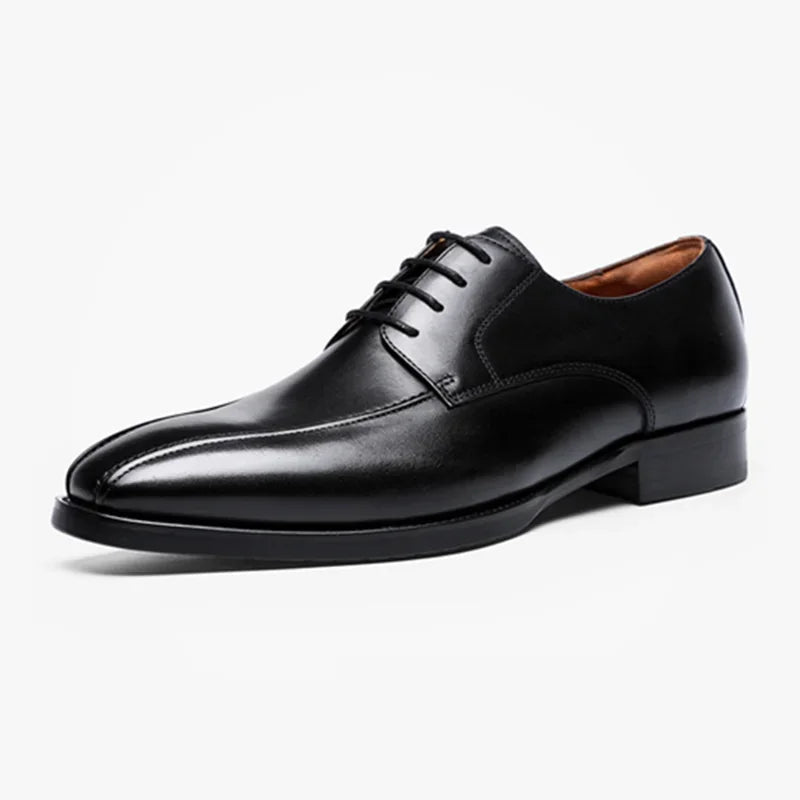 ApexStyle Men's Leather Derby Shoes