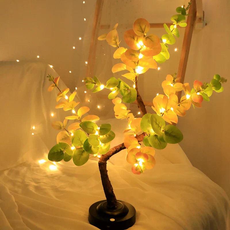 TreeGlam - Lampada LED Albero a Batteria per Decorazione