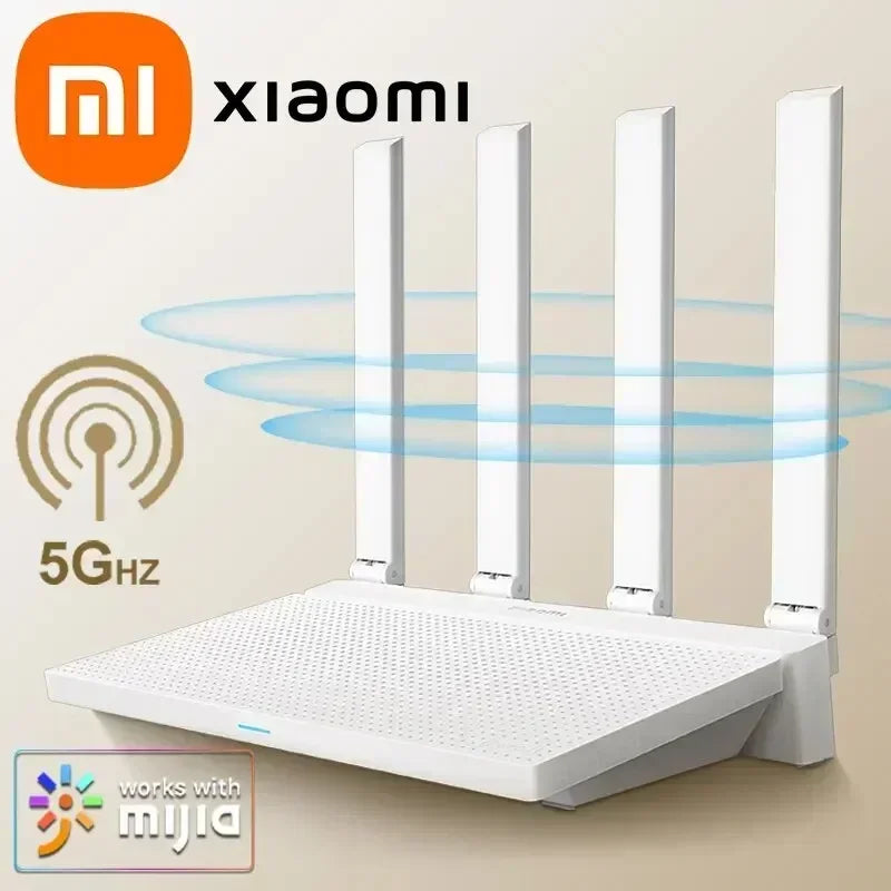 Xiaomi Router AX3000T IPTV Mesh-Netzwerkrouter – Gigabit-Ethernet, Gaming-Beschleuniger und Signalverstärker