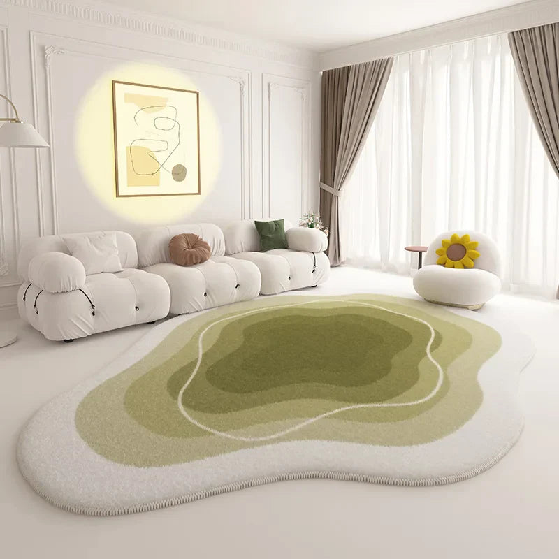 Modern Cream Style Plush Rug