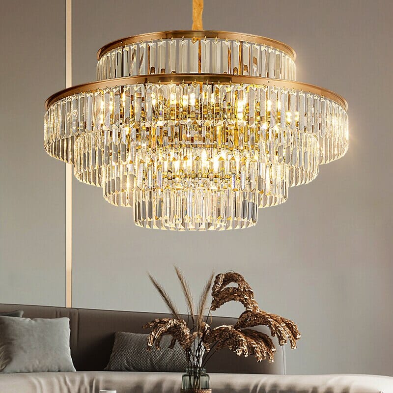 Chandelier en cristal Mina