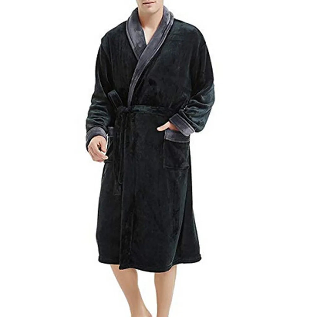 GentleTouch - Peignoir/robe de chambre chaud pour homme