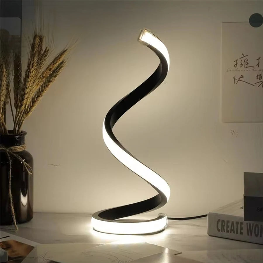 Spirale Modern | Dimmbare Schreibtischlampe