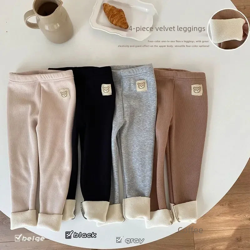 Cosy Critters : Pantalon une pièce doublé de polaire automne/hiver pour enfants