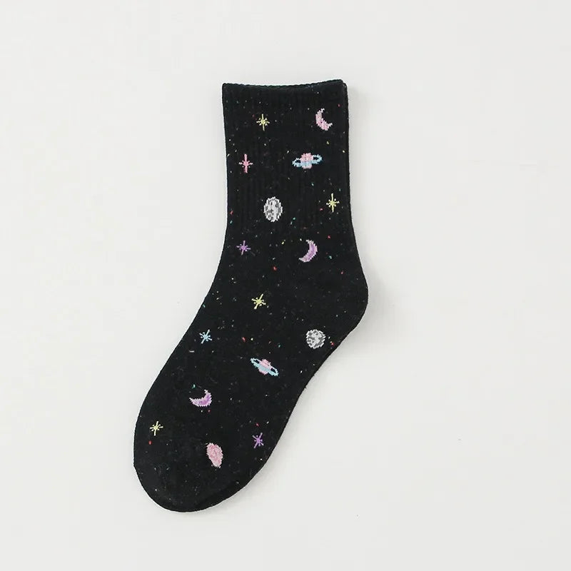 Chaussettes en coton cosmique