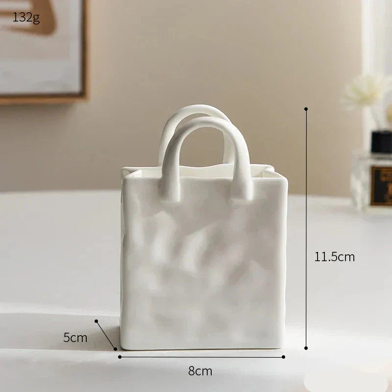 Simple Decorative Handbag Vase