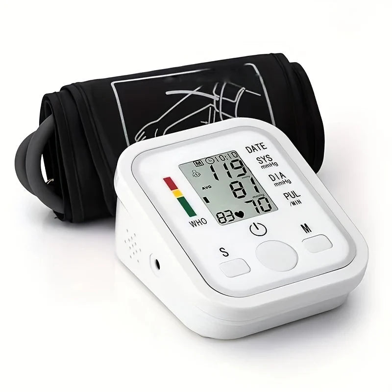 Bloeddrukmeter - Automatische tonometer voor de bovenarm | Digitale Bloeddrukmeter Sphygmomanometer