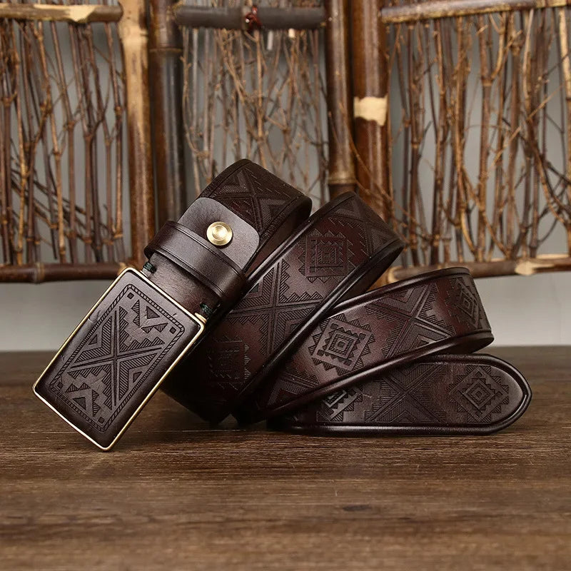 CANYON TRACE COWHIDE BELT