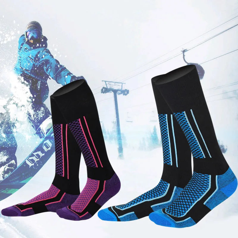 Chaussettes de ski – La chaleur hivernale pour tous | Chaussettes d'extérieur anti-froid, respirantes et performantes