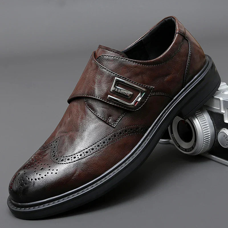 Chaussures d'affaires en cuir TitanCraft pour hommes