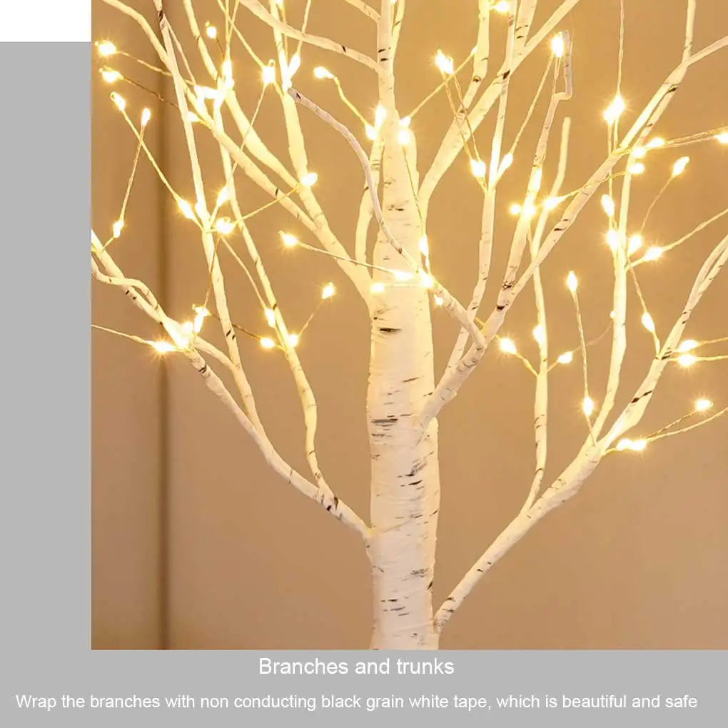 Enchanted Birch Tree LED Lamp, Christmas Light