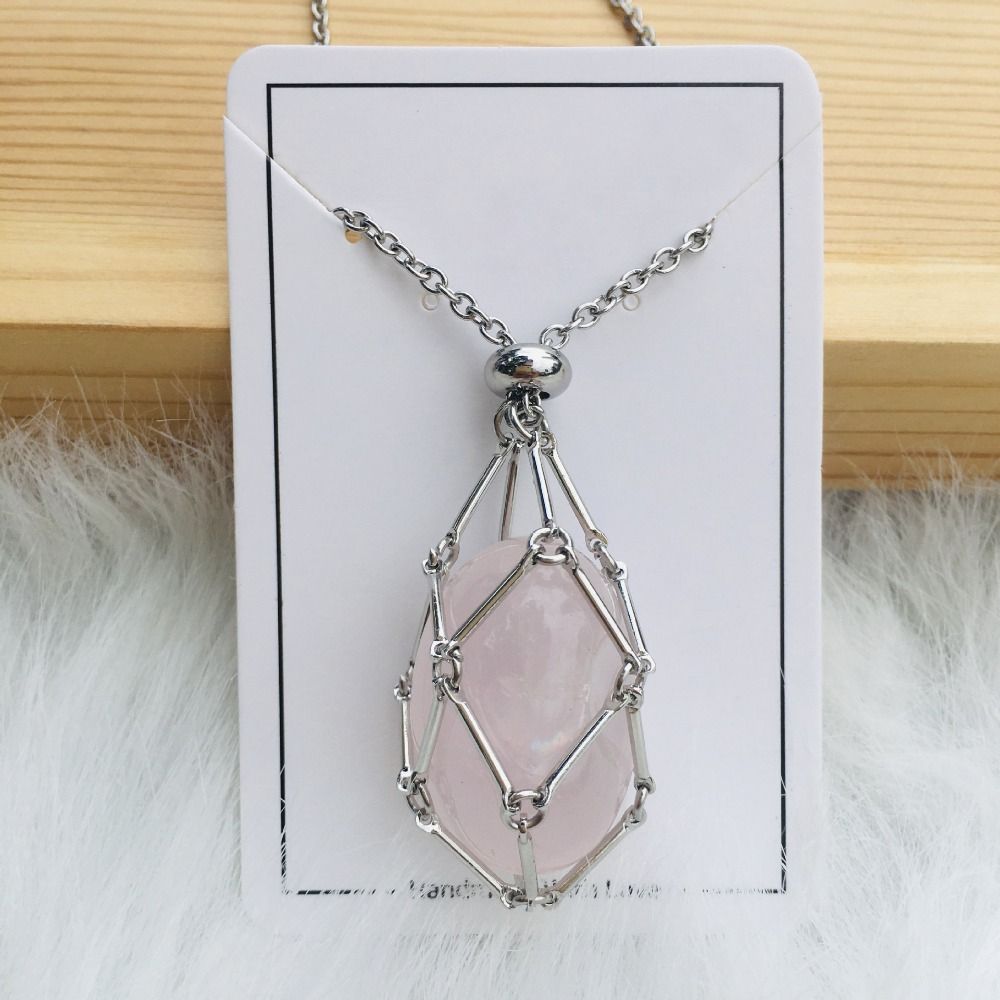 Crystal stones necklace