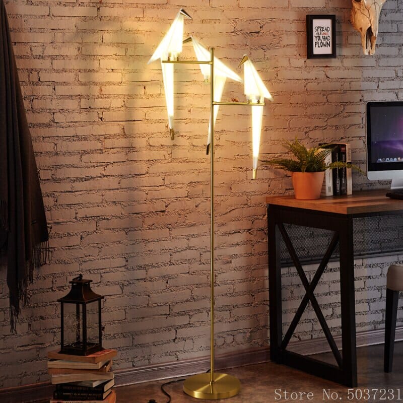 Nordic Acrylic Bird Floor Lamp