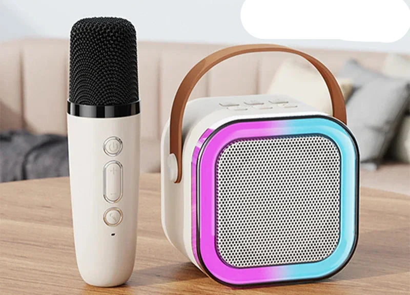 MelodyK12 Portable Karaoke Speaker with Wireless Mics