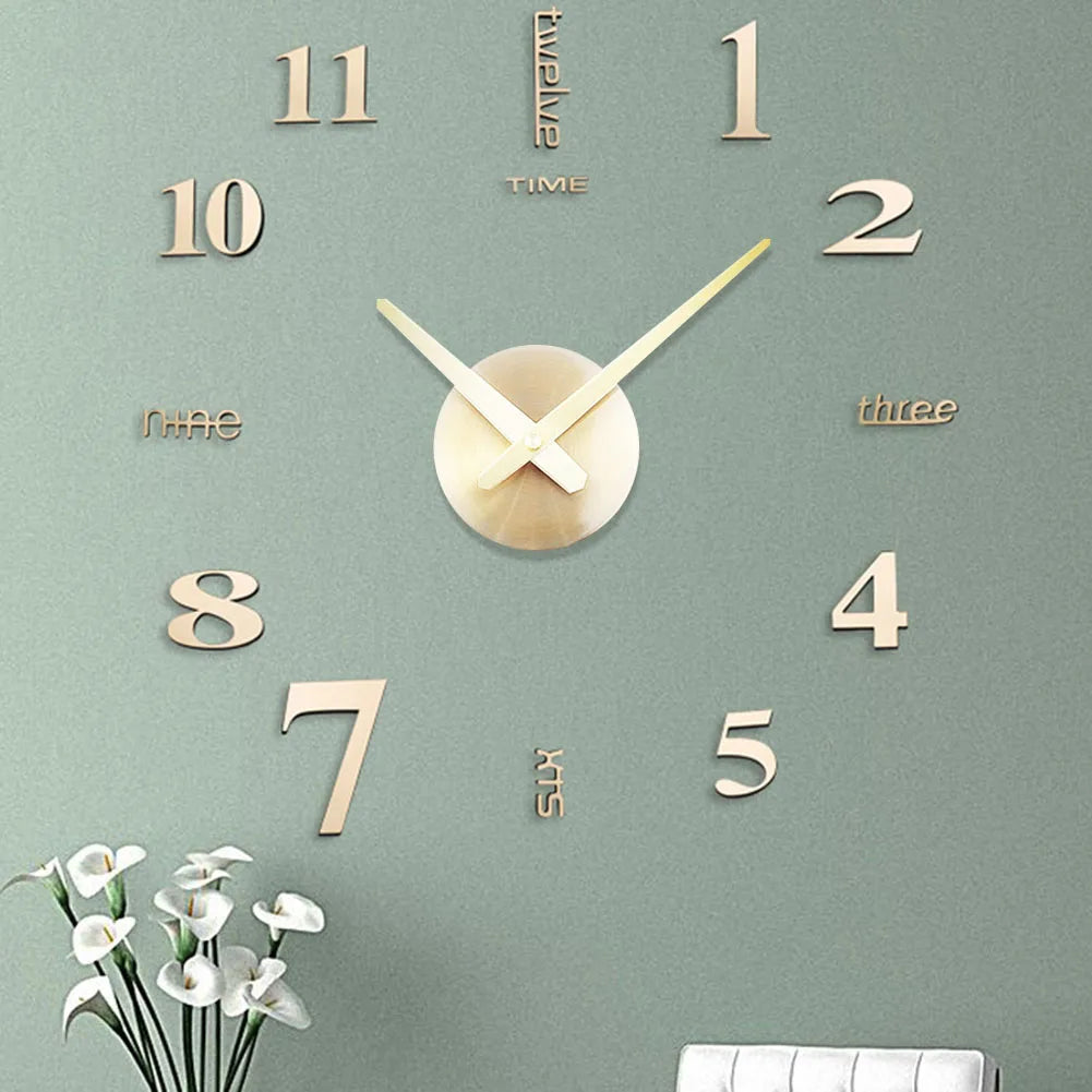 Modern Design 3D Wall Clock