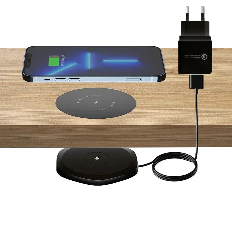 Invisible - Wireless Under-Table Charger 30mm for iPhone 14/13/12